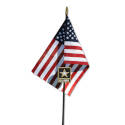 Go Army Grave Marker Flag